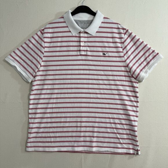 Vineyard Vines Edgartown Polo Striped Mens Size Large - Picture 1 of 7
